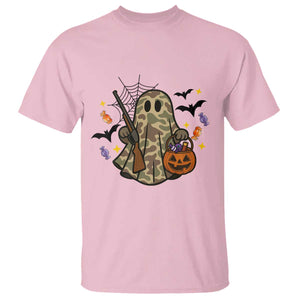 Funny Camo Hunter Halloween Ghost Costume T Shirt TS12 Light Pink Print Your Wear