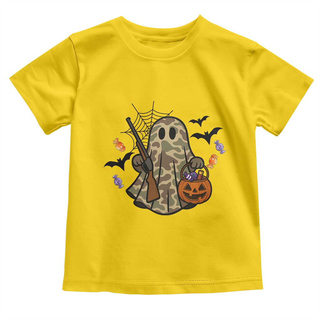 Funny Camo Hunter Halloween Ghost Costume Toddler T Shirt TS12 Daisy Print Your Wear