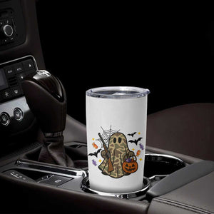 Funny Camo Hunter Halloween Ghost Costume Tumbler Cup TS12 Print Your Wear