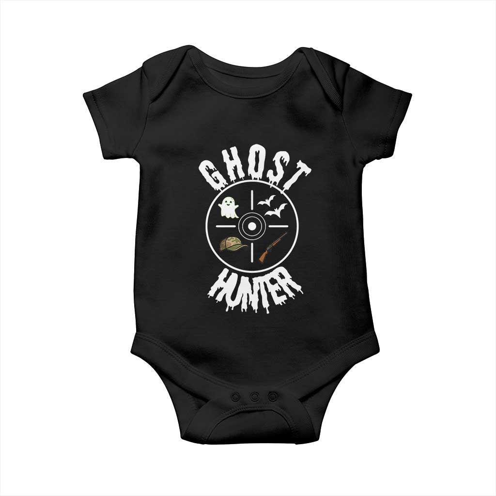 Funny Halloween Ghost Hunter Baby Onesie Trick Or Treat Costume TS12 Black Print Your Wear