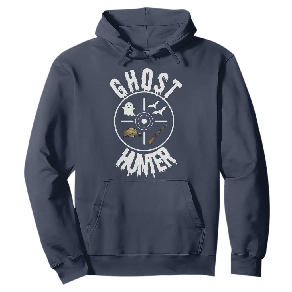 Funny Halloween Ghost Hunter Hoodie Trick Or Treat Costume TS12 Navy Print Your Wear