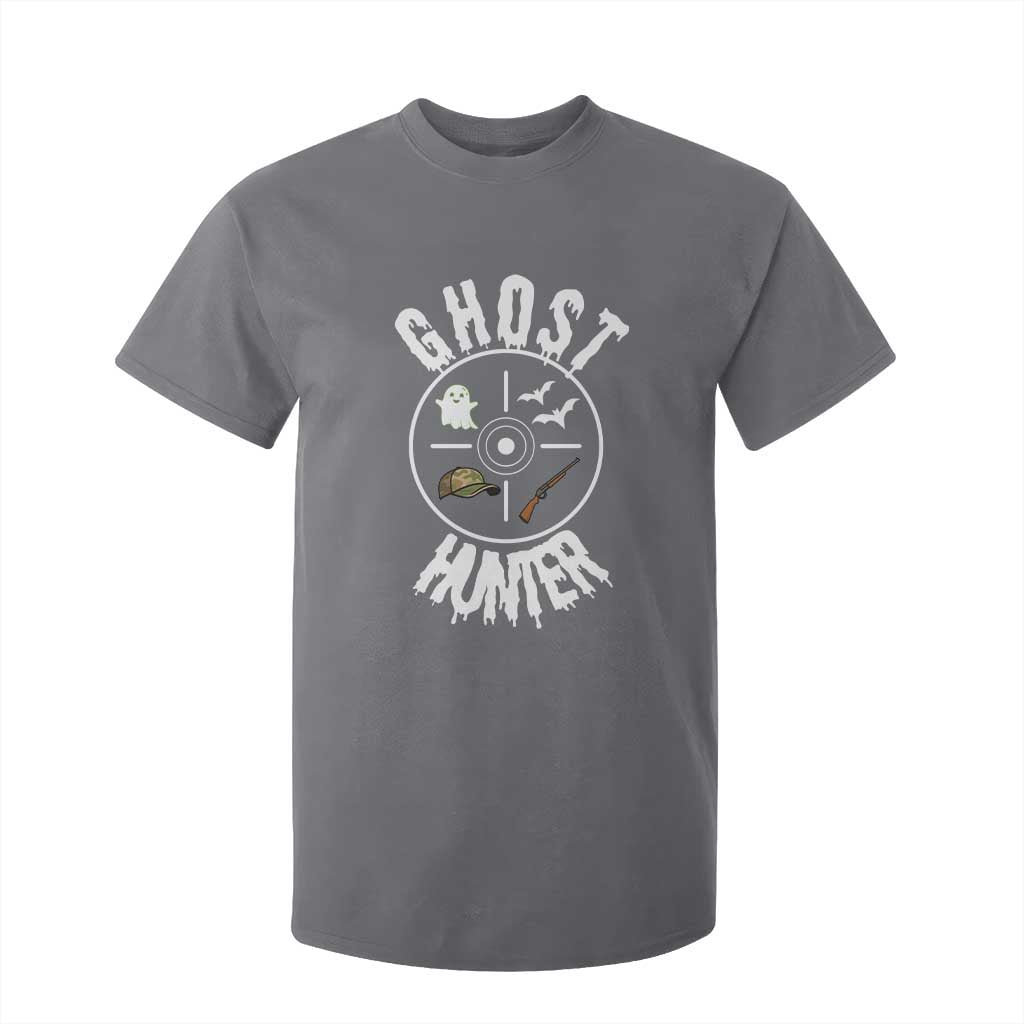 Funny Halloween Ghost Hunter T Shirt For Kid Trick Or Treat Costume TS12 Charcoal Print Your Wear