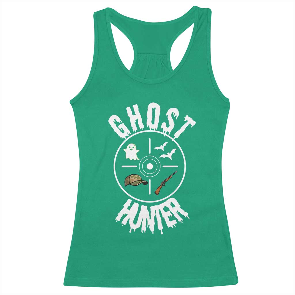 Funny Halloween Ghost Hunter Racerback Tank Top Trick Or Treat Costume TS12 Irish Green Print Your Wear