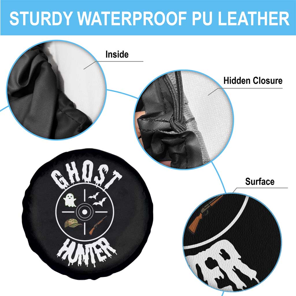 Funny Halloween Ghost Hunter Spare Tire Cover Trick Or Treat Costume TS12 Print Your Wear