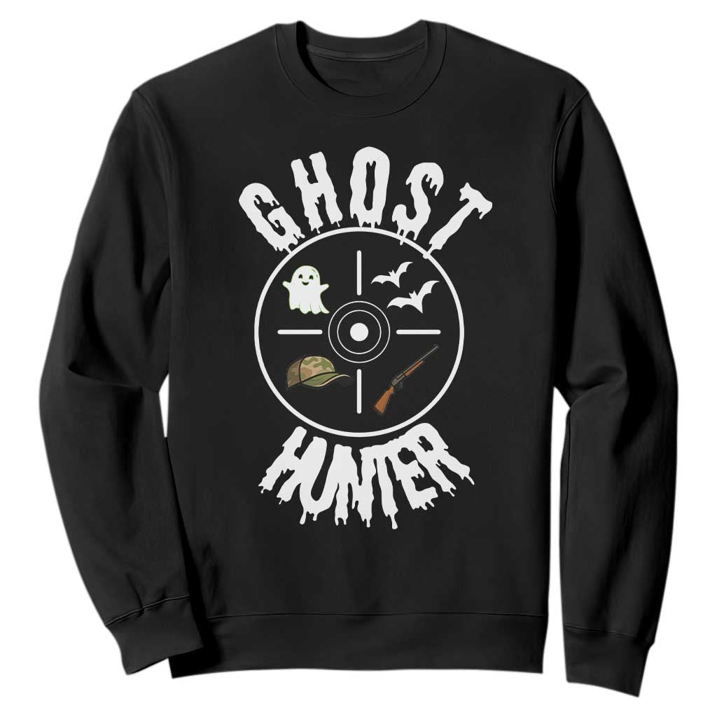 Funny Halloween Ghost Hunter Sweatshirt Trick Or Treat Costume TS12 Black Print Your Wear