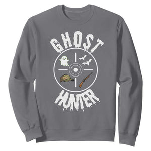 Funny Halloween Ghost Hunter Sweatshirt Trick Or Treat Costume TS12 Charcoal Print Your Wear