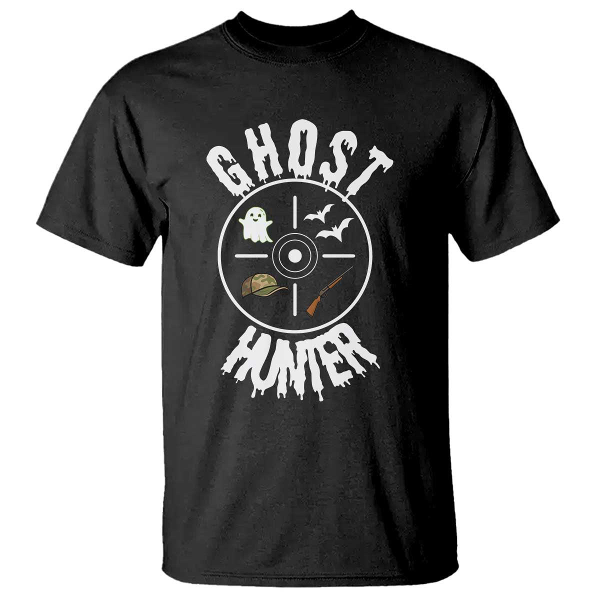 Funny Halloween Ghost Hunter T Shirt Trick Or Treat Costume TS12 Black Print Your Wear