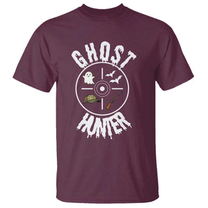 Funny Halloween Ghost Hunter T Shirt Trick Or Treat Costume TS12 Maroon Print Your Wear