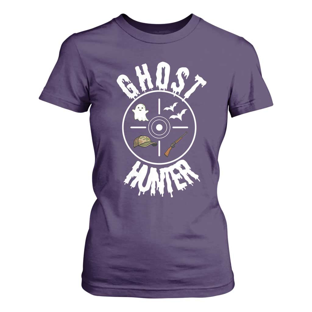 Funny Halloween Ghost Hunter T Shirt For Women Trick Or Treat Costume TS12 Purple Print Your Wear
