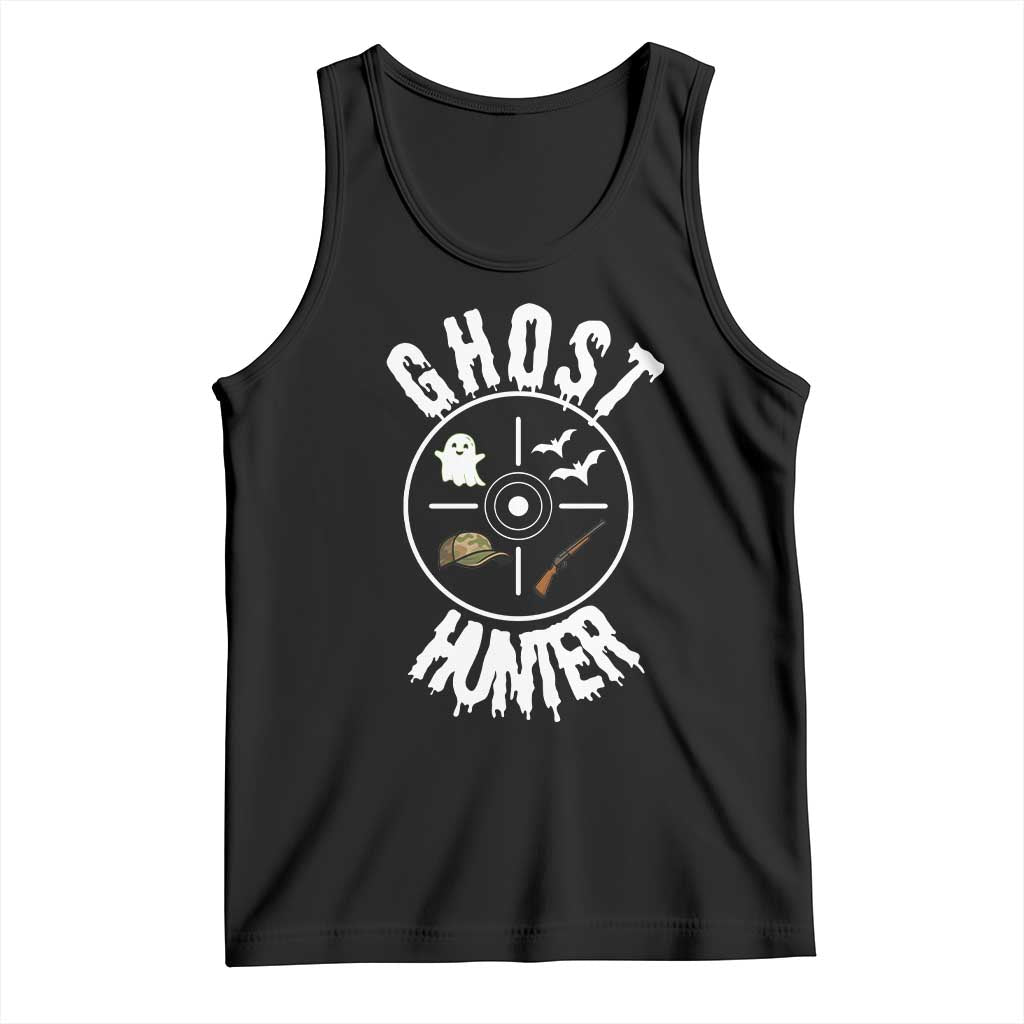 Funny Halloween Ghost Hunter Tank Top Trick Or Treat Costume TS12 Black Print Your Wear