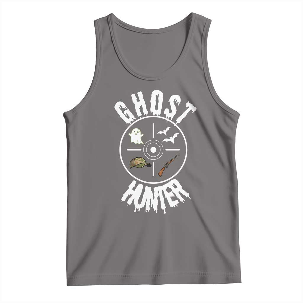 Funny Halloween Ghost Hunter Tank Top Trick Or Treat Costume TS12 Deep Heather Print Your Wear