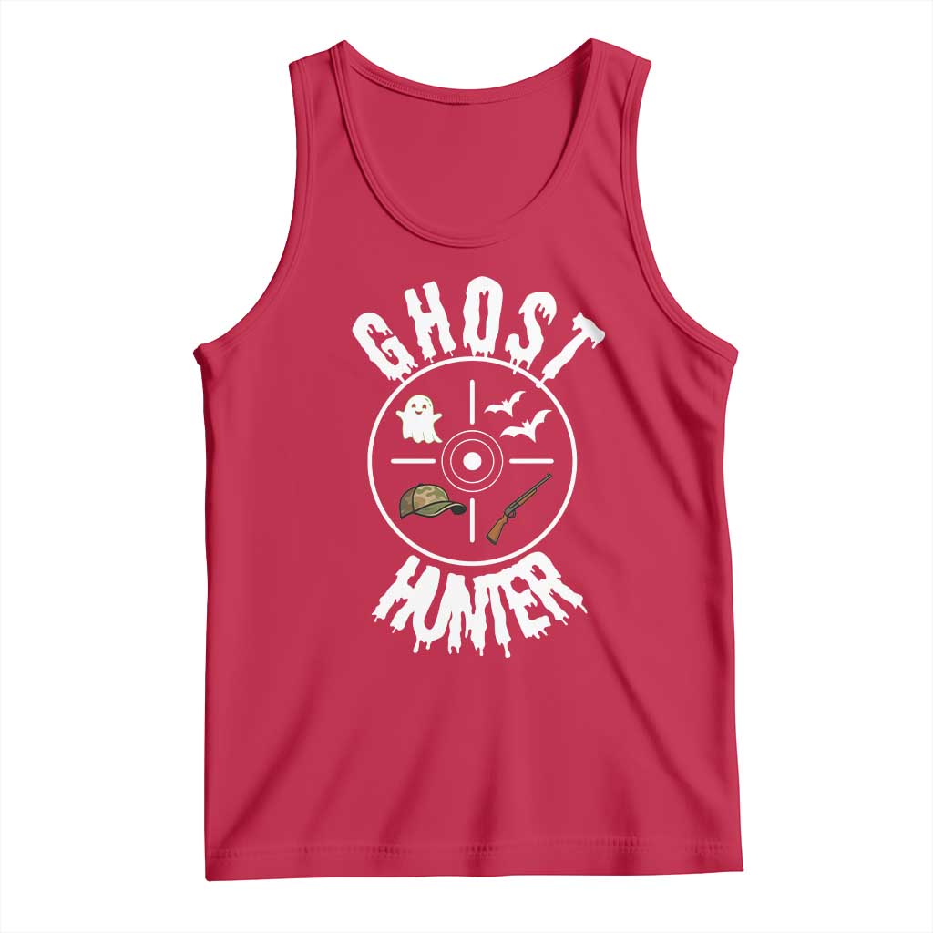Funny Halloween Ghost Hunter Tank Top Trick Or Treat Costume TS12 Red Print Your Wear