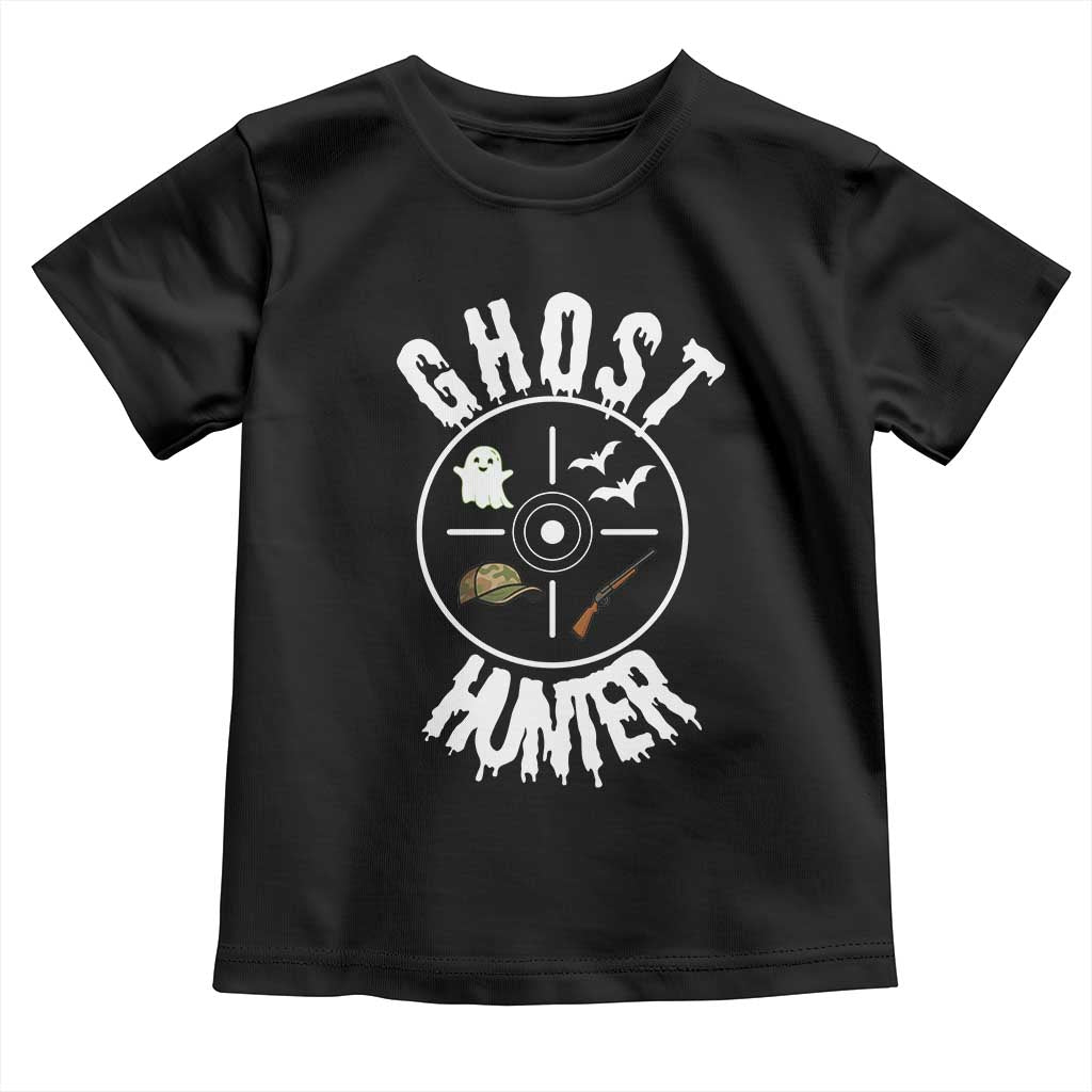 Funny Halloween Ghost Hunter Toddler T Shirt Trick Or Treat Costume TS12 Black Print Your Wear