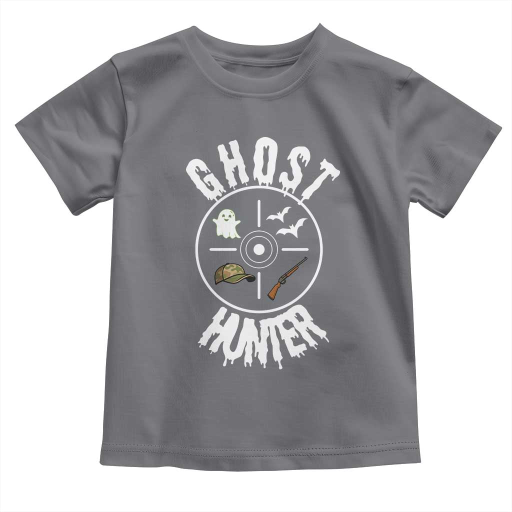 Funny Halloween Ghost Hunter Toddler T Shirt Trick Or Treat Costume TS12 Charcoal Print Your Wear