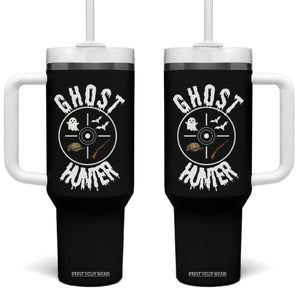 Funny Halloween Ghost Hunter Tumbler With Handle Trick Or Treat Costume TS12 One Size: 40 oz Black Print Your Wear
