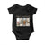 Santa Funny Christmas Hunter Look Baby Onesie He Is Hunting TS12 Black Print Your Wear