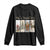 Santa Funny Christmas Hunter Look Long Sleeve Shirt He Is Hunting TS12 Black Print Your Wear