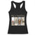 Santa Funny Christmas Hunter Look Racerback Tank Top He Is Hunting TS12 Black Print Your Wear