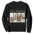 Santa Funny Christmas Hunter Look Sweatshirt He Is Hunting TS12 Black Print Your Wear