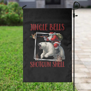Funny Christmas Hunting Garden Flag Jingle Bells Shotgun Shells TS12 Print Your Wear