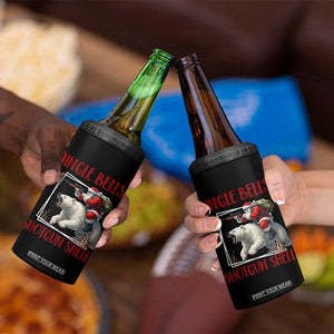 Funny Christmas Hunting 4 in 1 Can Cooler Tumbler Jingle Bells Shotgun Shells TS12 Print Your Wear
