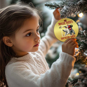 Funny Xmas Hunting Christmas Ornament Jingle Bells Shotgun Shells TS12 Print Your Wear