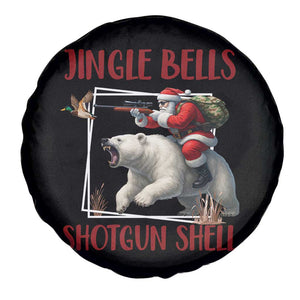 Funny Christmas Hunting Spare Tire Cover Jingle Bells Shotgun Shells TS12 Print Your Wear