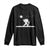 Sasquatch Hunter With Rifle Long Sleeve Shirt Funny Bigfoot Outdoor Design TS12 Black Print Your Wear