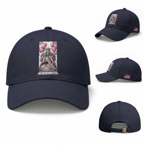 Funny 45th Birthday Queen Tarot Card Baseball Cap Gothic Skeleton Dark Humor Gift