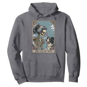 Border Collie Mom Skeleton Tarot Card Hoodie Boop Sheepdog Dog Lover Gift TS12 Charcoal Print Your Wear