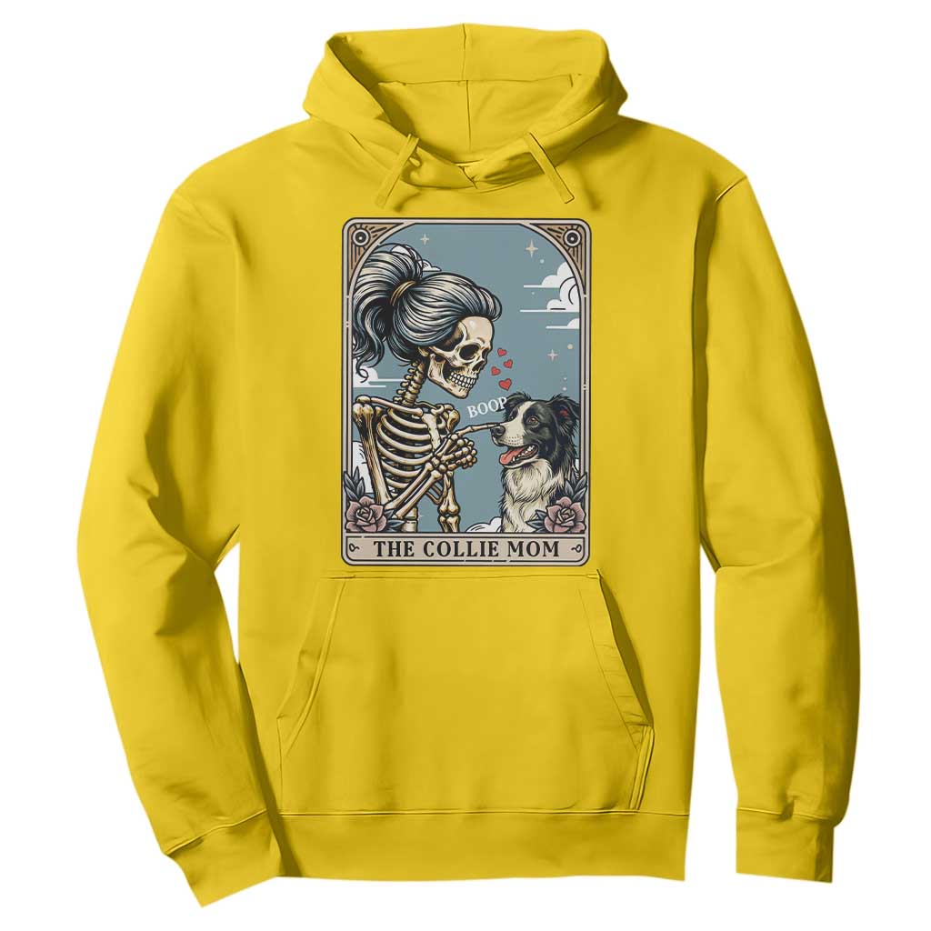 Border Collie Mom Skeleton Tarot Card Hoodie Boop Sheepdog Dog Lover Gift TS12 Daisy Print Your Wear