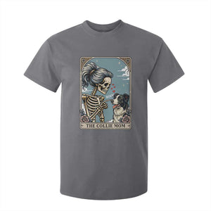 Border Collie Mom Skeleton Tarot Card T Shirt For Kid Boop Sheepdog Dog Lover Gift TS12 Charcoal Print Your Wear