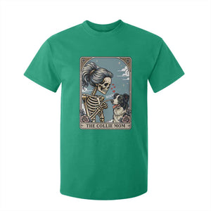 Border Collie Mom Skeleton Tarot Card T Shirt For Kid Boop Sheepdog Dog Lover Gift TS12 Irish Green Print Your Wear