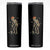 Halloween Skeleton Golfer Skinny Tumbler Funny Golf Lover Gift TS12 Black Print Your Wear