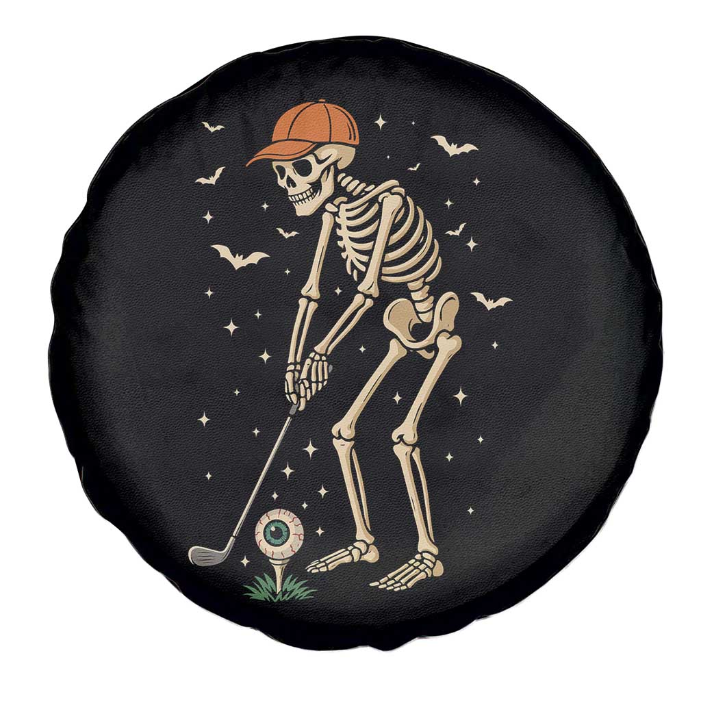 Halloween Skeleton Golfer Spare Tire Cover Funny Golf Lover Gift TS12 Print Your Wear