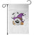 Halloween Golfer Gift Garden Flag Creepy Golf Ball With Witch Hat TS12 White Print Your Wear