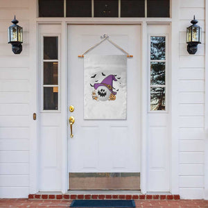Halloween Golfer Gift Garden Flag Creepy Golf Ball With Witch Hat TS12 Print Your Wear