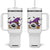 Halloween Golfer Gift Tumbler With Handle Creepy Golf Ball With Witch Hat TS12 One Size: 40 oz White Print Your Wear