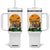 Funny Halloween Gift Tumbler With Handle Skeleton Driving Golf Cart TS12 One Size: 40 oz White Print Your Wear