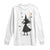 Halloween Sports Gift Long Sleeve Shirt Creepy Witch With Golf Club TS12 White Print Your Wear
