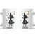 Halloween Sports Gift Coffee Mug Creepy Witch With Golf Club TS12 White Print Your Wear