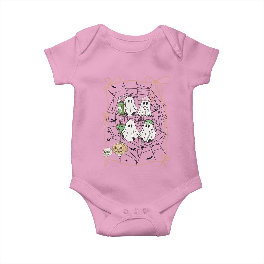 Funny Halloween Baby Onesie Ghost Golf Gift for Women TS12 Light Pink Print Your Wear