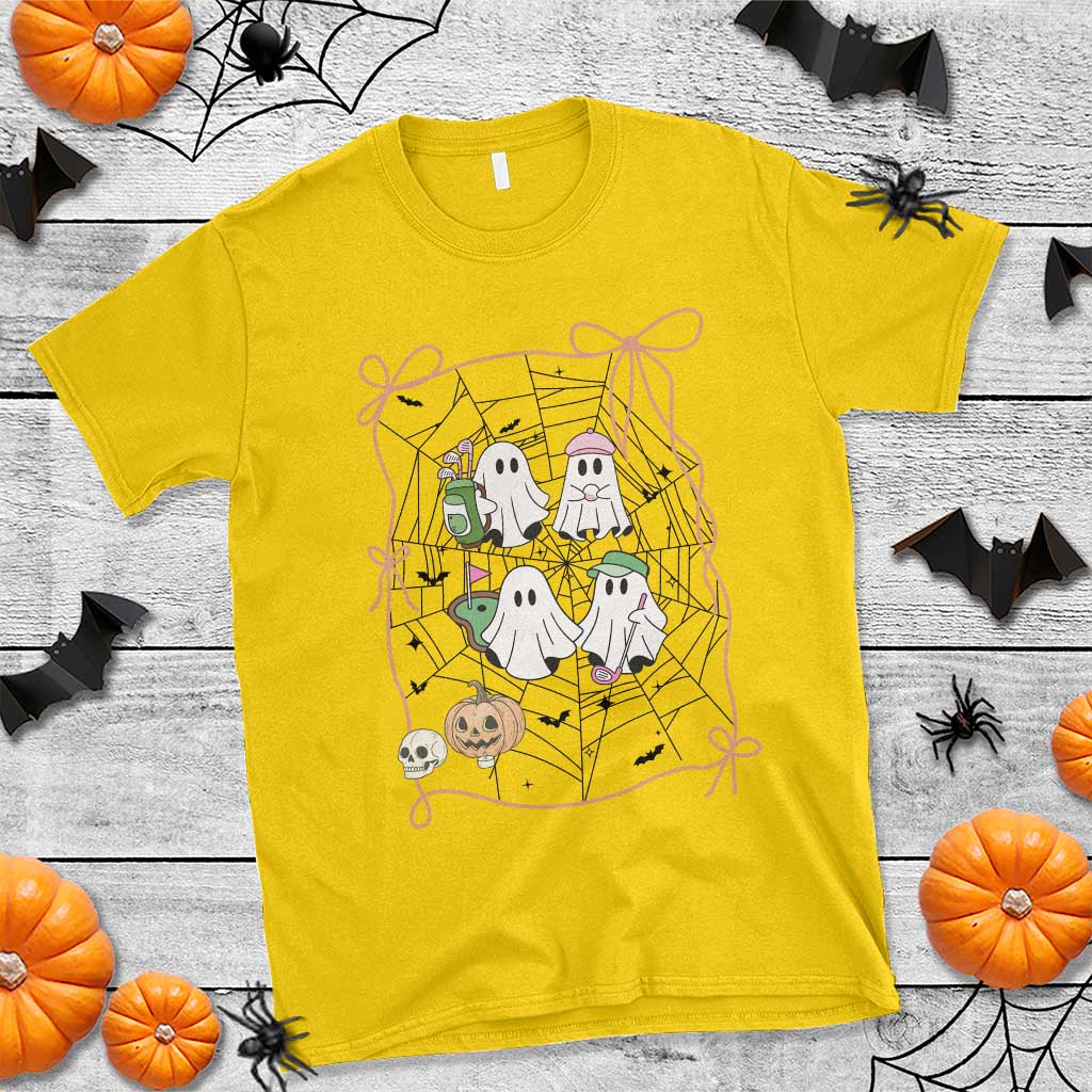 Funny Halloween T Shirt Ghost Golf Gift for Women TS12 Daisy Print Your Wear