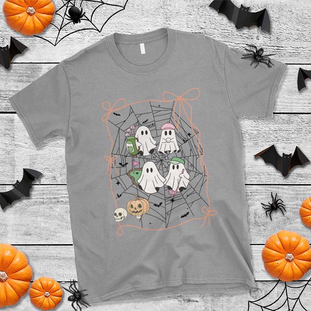 Funny Halloween T Shirt Ghost Golf Gift for Women TS12 Sport Gray Print Your Wear