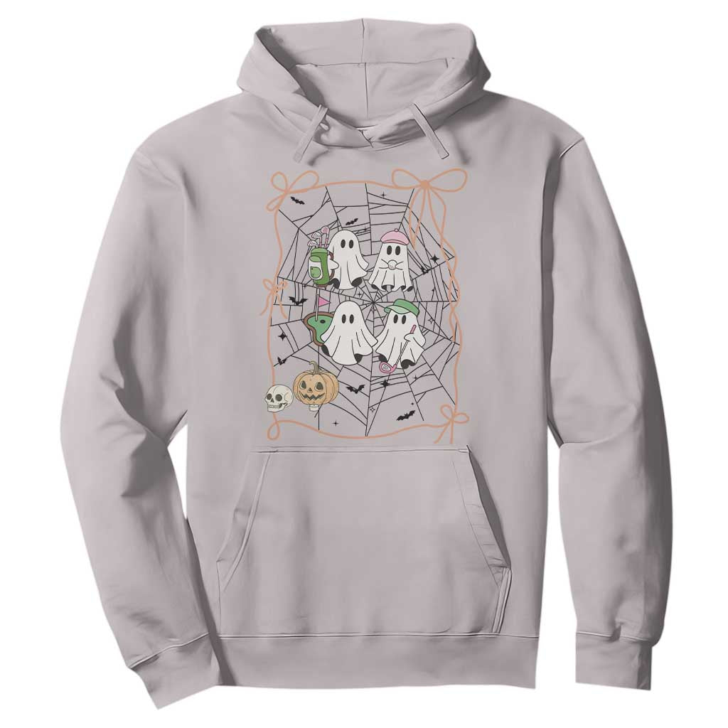 Funny Halloween Hoodie Ghost Golf Gift for Women TS12 Ice Gray Print Your Wear
