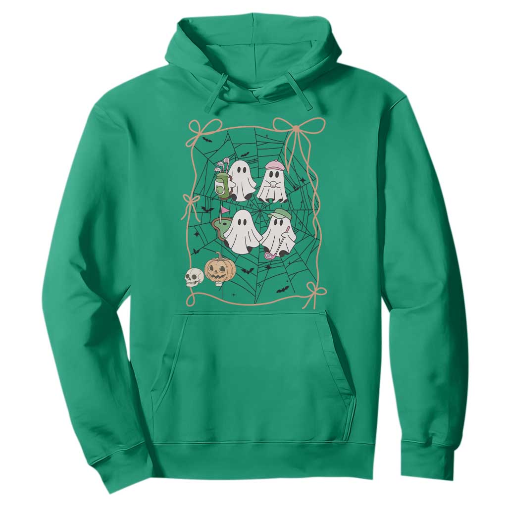 Funny Halloween Hoodie Ghost Golf Gift for Women TS12 Irish Green Print Your Wear