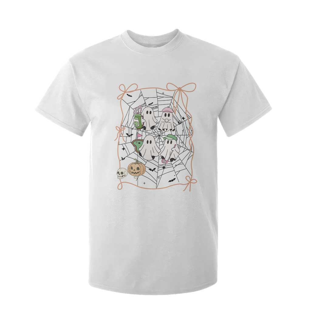 Funny Halloween T Shirt For Kid Ghost Golf Gift for Women TS12 White Print Your Wear