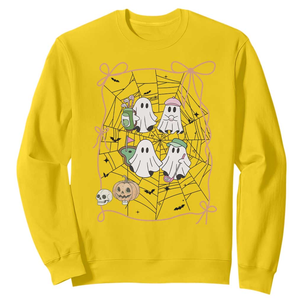 Funny Halloween Sweatshirt Ghost Golf Gift for Women TS12 Daisy Print Your Wear