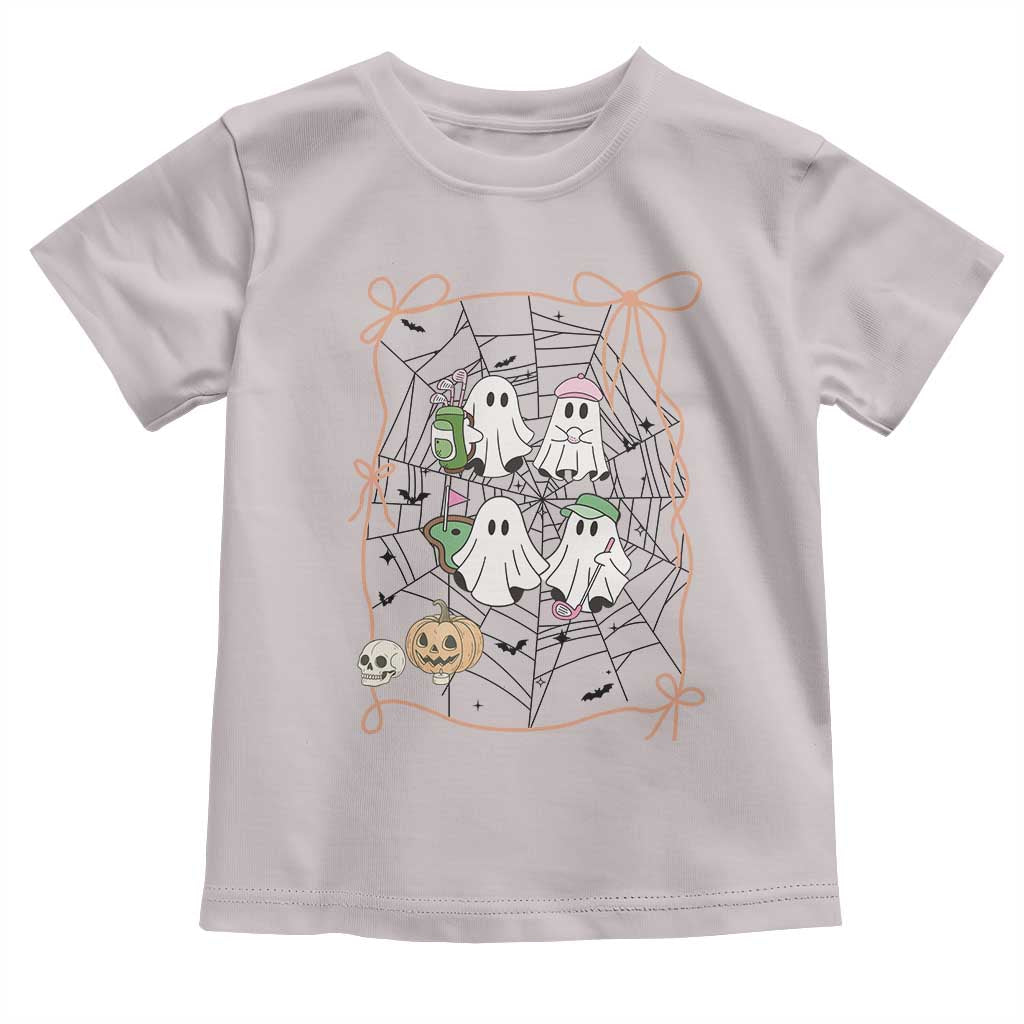 Funny Halloween Toddler T Shirt Ghost Golf Gift for Women TS12 Ice Gray Print Your Wear