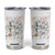 Funny Halloween Tumbler Cup Ghost Golf Gift for Women TS12 White Print Your Wear